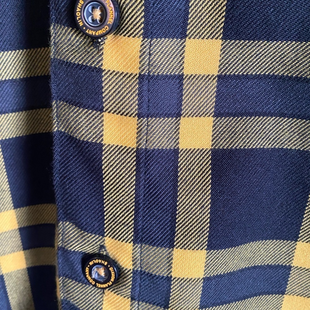 Dixxon Flannel Co Wu-Tang Clan Inspired Yellow Black Plaid Flannel Shirt L - Picture 8 of 13